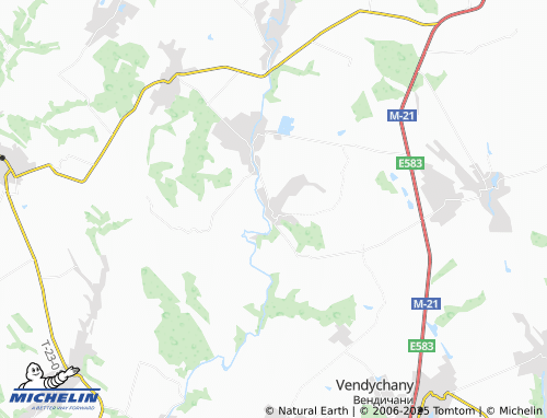 MICHELIN Vinozh map - ViaMichelin