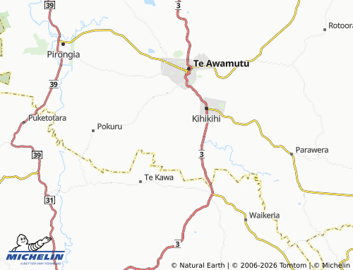 Mapa MICHELIN Tokanui - ViaMichelin