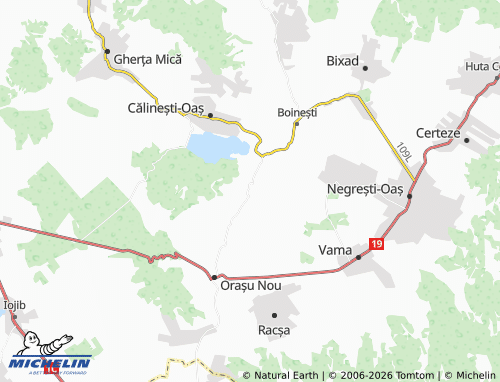 Mappa MICHELIN Remetea Oașului - ViaMichelin