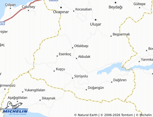 Mappa MICHELIN Akbulak - ViaMichelin