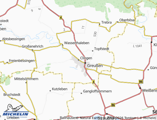 Mappa MICHELIN Clingen - ViaMichelin