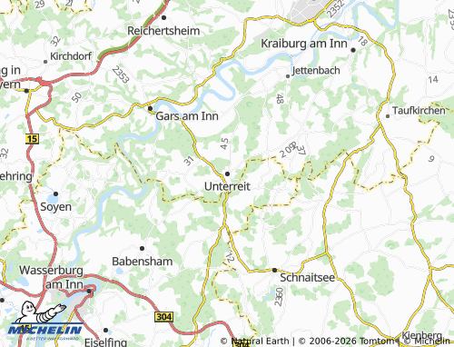 MICHELIN Unterreit map - ViaMichelin