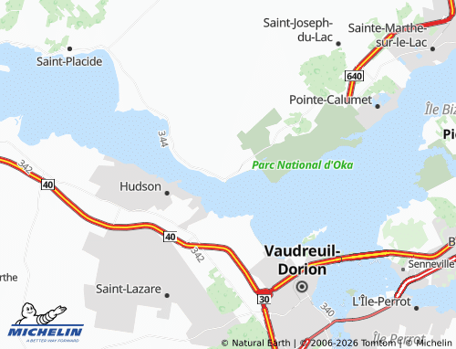 MICHELIN Oka map - ViaMichelin