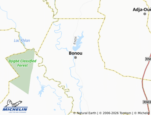 Mappa MICHELIN Bonou - ViaMichelin