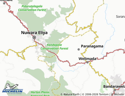 MICHELIN Perawella map - ViaMichelin