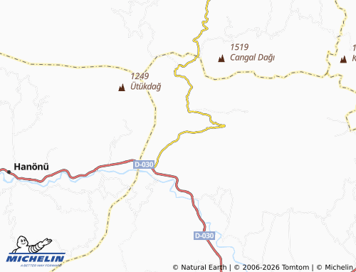 Mappa MICHELIN Uzunçay - ViaMichelin