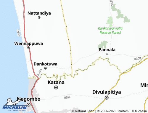 MICHELIN Irabadagama map - ViaMichelin