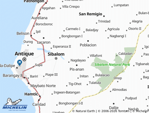 MICHELIN Igdalaquit map - ViaMichelin