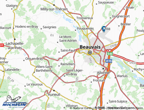 Mappa MICHELIN Goincourt - ViaMichelin