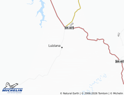 Mappa MICHELIN Luiziana - ViaMichelin