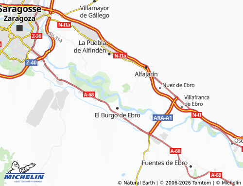 MICHELIN Los Huertos map - ViaMichelin