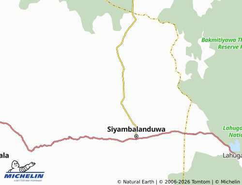 Mappa MICHELIN Samanala Bedda - ViaMichelin