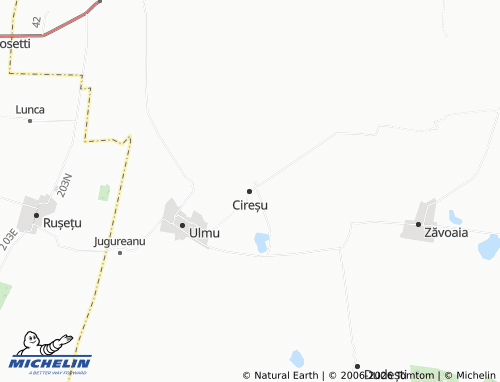 Mappa MICHELIN Cireșu - ViaMichelin