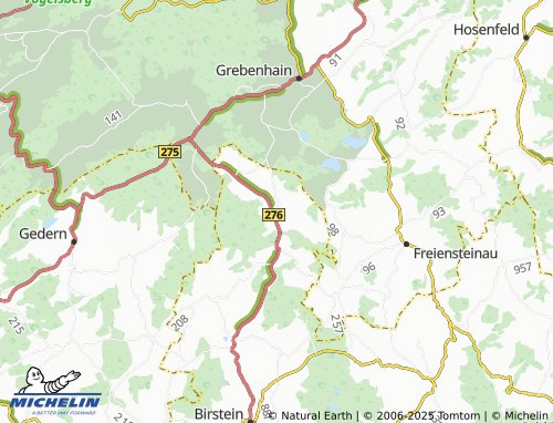 MICHELIN-Landkarte Lichenroth - ViaMichelin