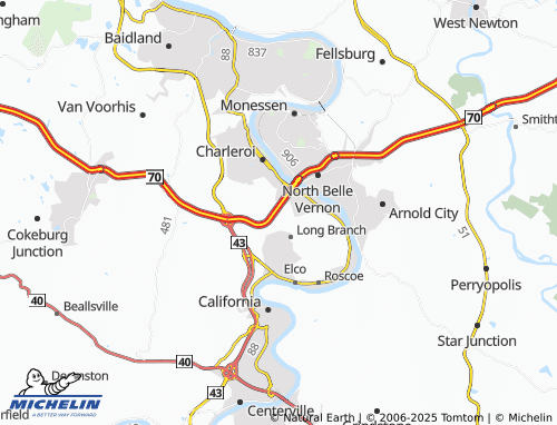MICHELIN Twilight map - ViaMichelin