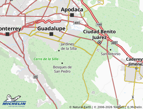 Mappa MICHELIN Monte Bello - ViaMichelin