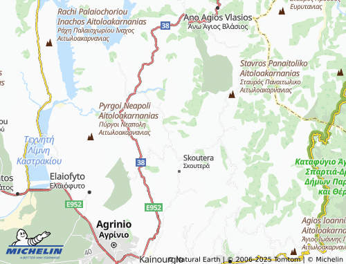 MICHELIN Stamatogiannaiika map - ViaMichelin