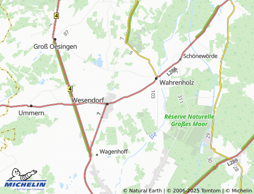 MICHELIN Westerholz map - ViaMichelin