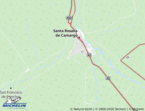 Mappa MICHELIN Abraham González III - ViaMichelin