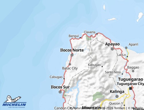 MICHELIN Ilocos Norte map - ViaMichelin