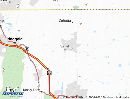 Mapa MICHELIN Varnell - ViaMichelin