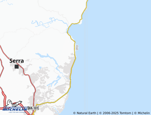 MICHELIN Praia de Capuba map - ViaMichelin