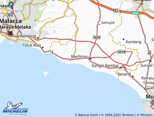 MICHELIN Kampung Tedong map - ViaMichelin