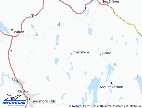 Carte MICHELIN Chesterville - ViaMichelin