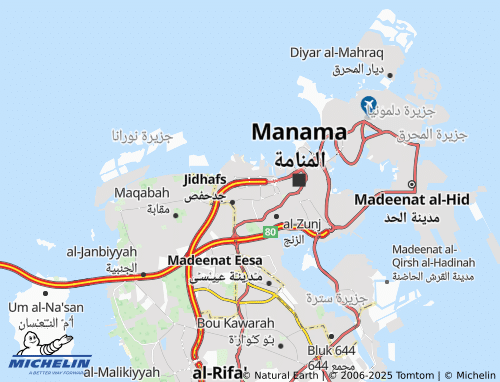 Mappa MICHELIN al-Sanabis - ViaMichelin