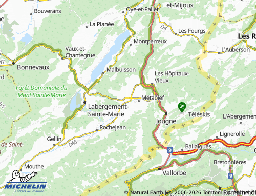 MICHELIN Saint-Antoine map - ViaMichelin