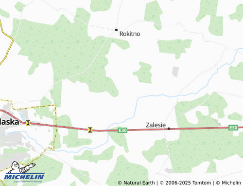 MICHELIN Husinka map - ViaMichelin