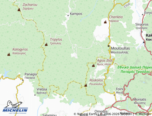 Mapa MICHELIN Mylikouri - ViaMichelin