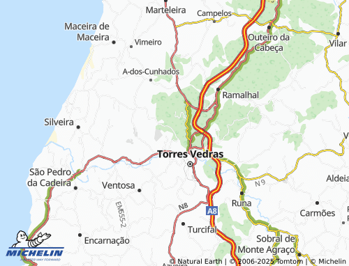 MICHELIN Casal da Boavista map - ViaMichelin