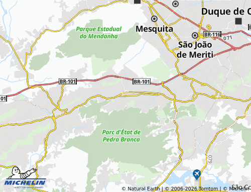 Carte MICHELIN Bangu - ViaMichelin
