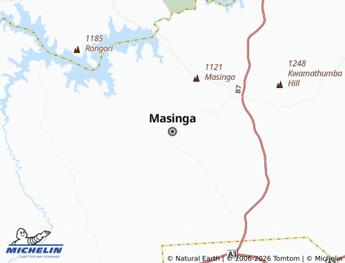 MICHELIN Masinga map - ViaMichelin