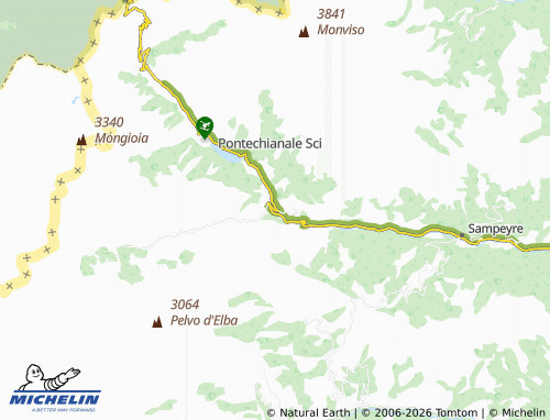 Kaart MICHELIN Casteldelfino - ViaMichelin