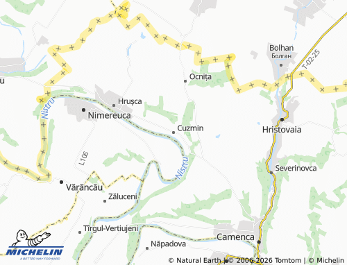 Carte MICHELIN Cuzmin - ViaMichelin