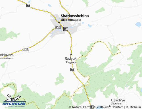 MICHELIN Radyuki map - ViaMichelin
