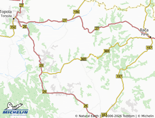 Mapa MICHELIN Donja Trnava - ViaMichelin