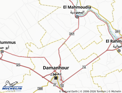Mapa MICHELIN Ezbat al-'Ashrak - ViaMichelin
