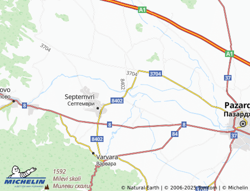 MICHELIN Zlokuchene map - ViaMichelin