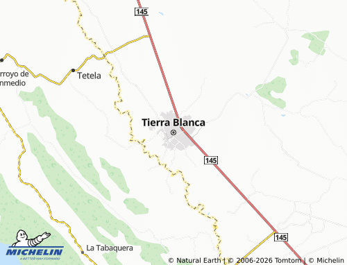 Mapa MICHELIN Tierra Blanca - ViaMichelin
