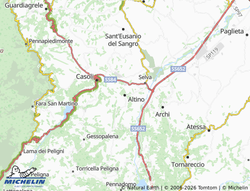 Mapa MICHELIN Altino - ViaMichelin