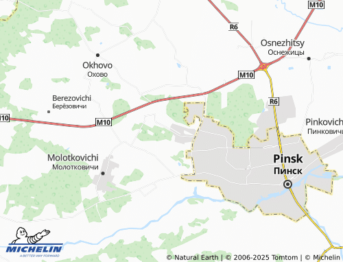 MICHELIN Cherneyevichi map - ViaMichelin