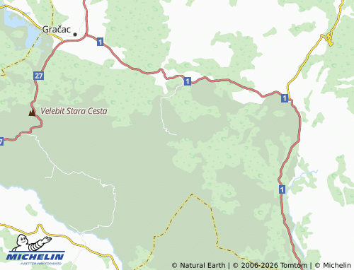 MICHELIN Duboki Dol map - ViaMichelin