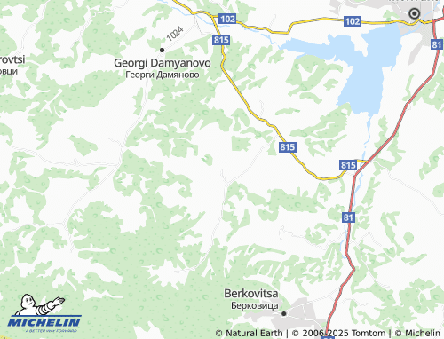 MICHELIN Leskovets map - ViaMichelin