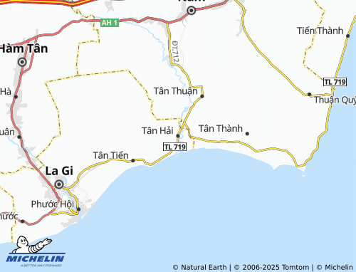 MICHELIN-Landkarte Tân Hải - ViaMichelin