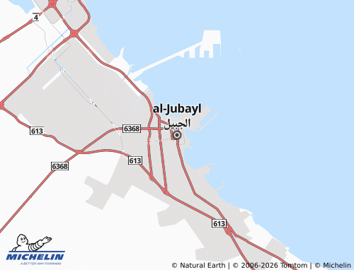 Mapa MICHELIN al-Jubayl - ViaMichelin