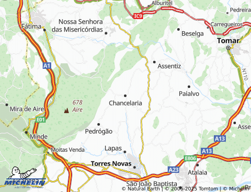 Carte MICHELIN Chancelaria - ViaMichelin
