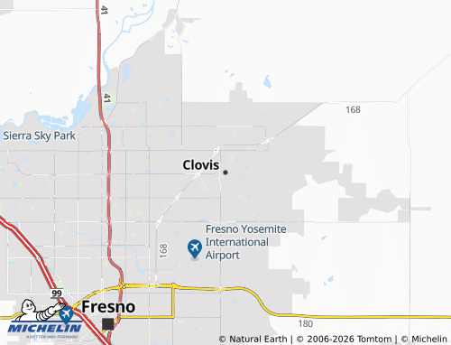 Mappa MICHELIN Clovis - ViaMichelin